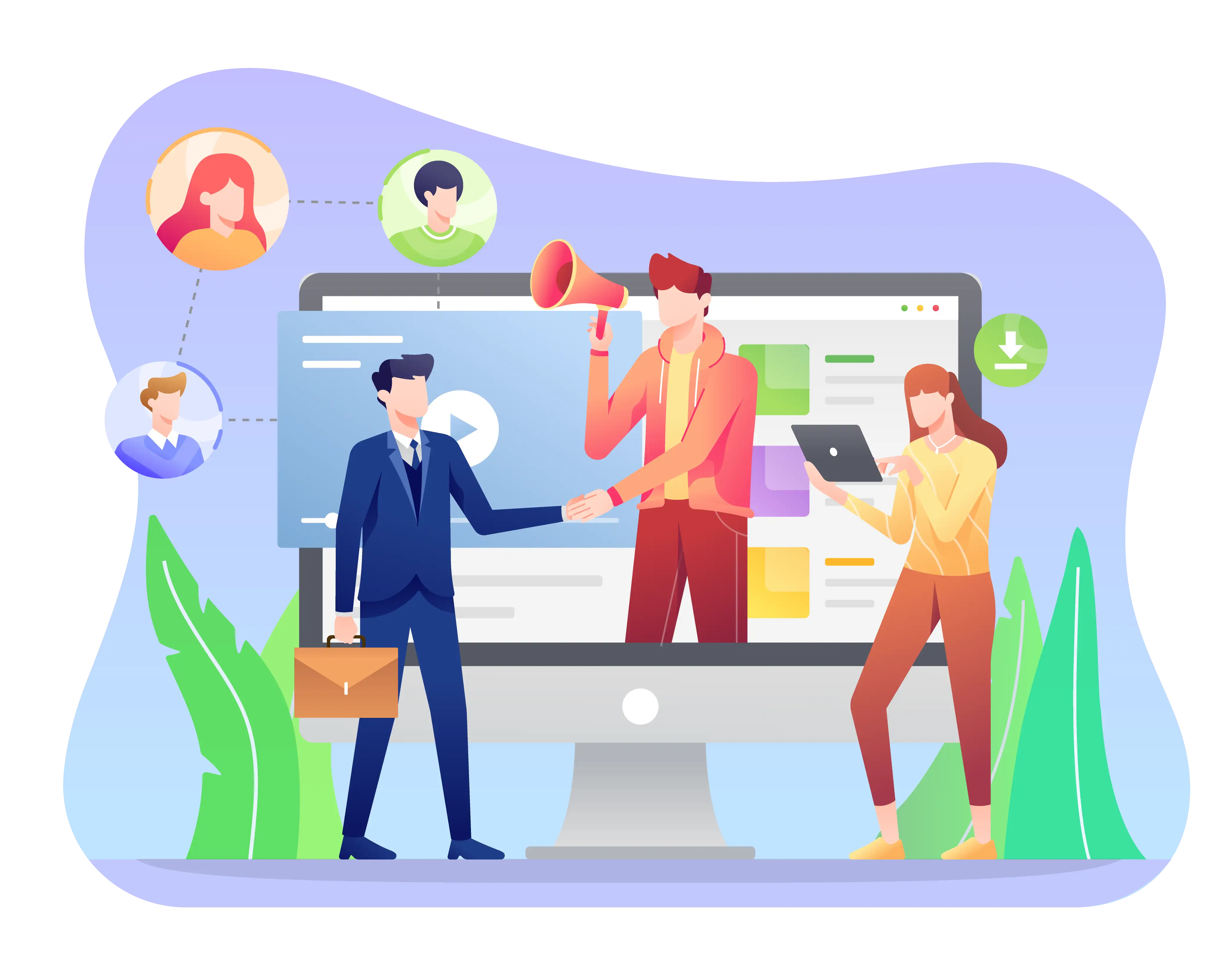 User managing LEAP360 account settings 